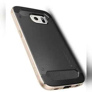 Spigen Neo Hybrid Metal Galaxy S6 Case with Flexible Inner Casing & Anodized Alu